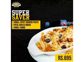 Yellow Taxi Pizza Co.Super Saver Deal 6 For Rs.695/-